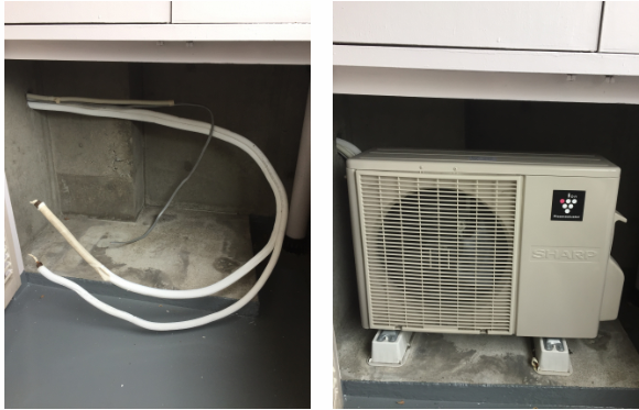 エアコン移設工事の際の冷媒管再利用